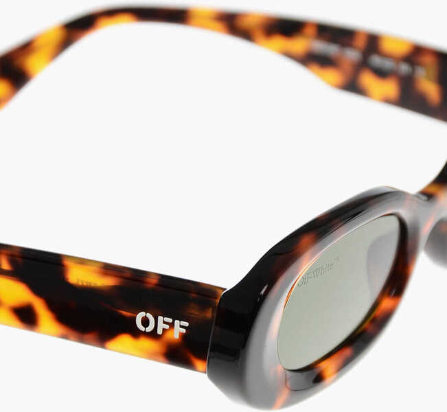 Ochelari de soare Off-White Tortoiseshell Motif Amalfi Oval Sunglasses Brown Femei (BM 19212122) 4