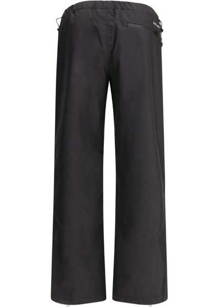 Pantaloni casual GR10K Field Zip Pants in Waxed Cotton BLACK Barbati (BM 19212269) 3