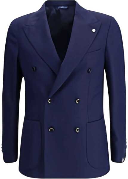Sacouri GI CAPRI Double-Breasted Jacket in Virgin Wool 43 Barbati (BM 19212281) 1