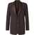 Fendi Single-breasted Wool crêpe Blazer CAFFE'