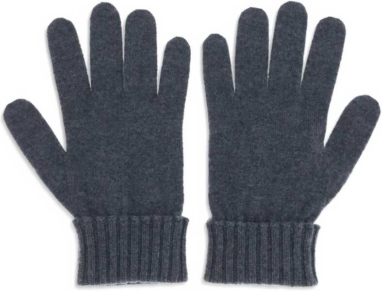 Manusi Gucci Cashmere GG Gloves GRAPHITE/BLACK Barbati (BM 19212344) 2