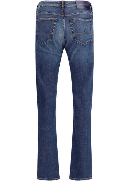 Blugi Jacob Cohen Denim Trousers Bard DARK BLUE Barbati (BM 19212362) 2