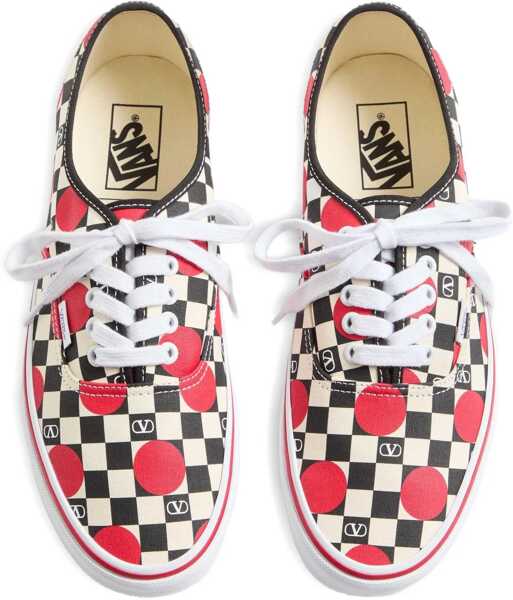 Sneakers Valentino Garavani Valentino Garavani X Vans Sneakers BURRO-NERO-ROUGE PUR/NERO/BIA-R.P-MIE Barbati (BM 19212452) 4