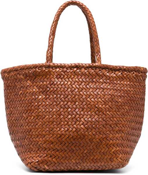 Genti de umar DRAGON DIFFUSION Small Grace Basket Bag BROWN Femei (BM 19212614) 1
