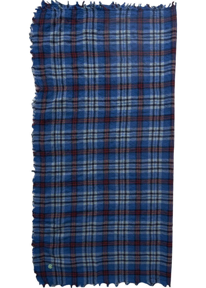 Esarfe Codello Scarf with check pattern Blue Barbati (BM 19212710) 1