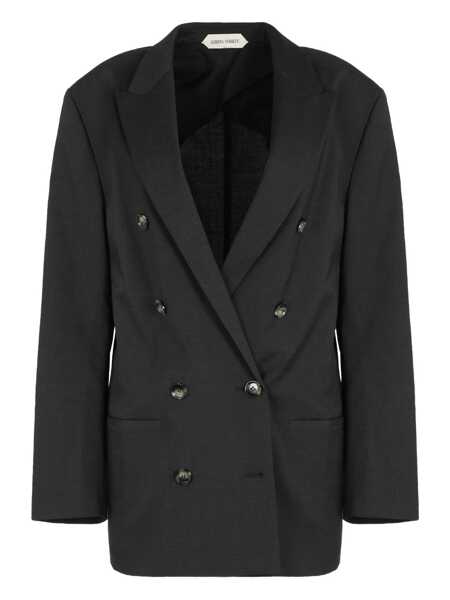 Sacouri Alberta Ferretti Alberta Ferretti Double-Breasted Blazer In Wool Blend GREY Femei (BM 19212765) 1