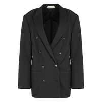 Sacouri Alberta Ferretti Double-Breasted Blazer In Wool Blend Femei