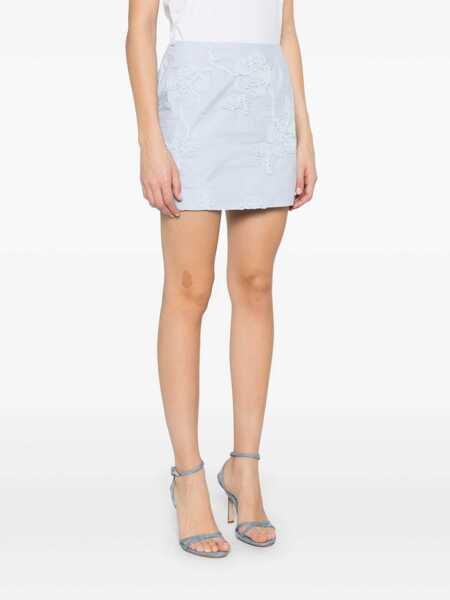 Fuste ROTATE Birger Christensen Rotate Birger Christensen Skirt BLUE Femei (BM 19212930) 3