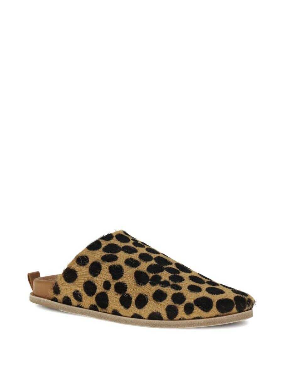 Sandale forteforte ForteForte Printed Slippers BROWN Femei (BM 19213086) 2