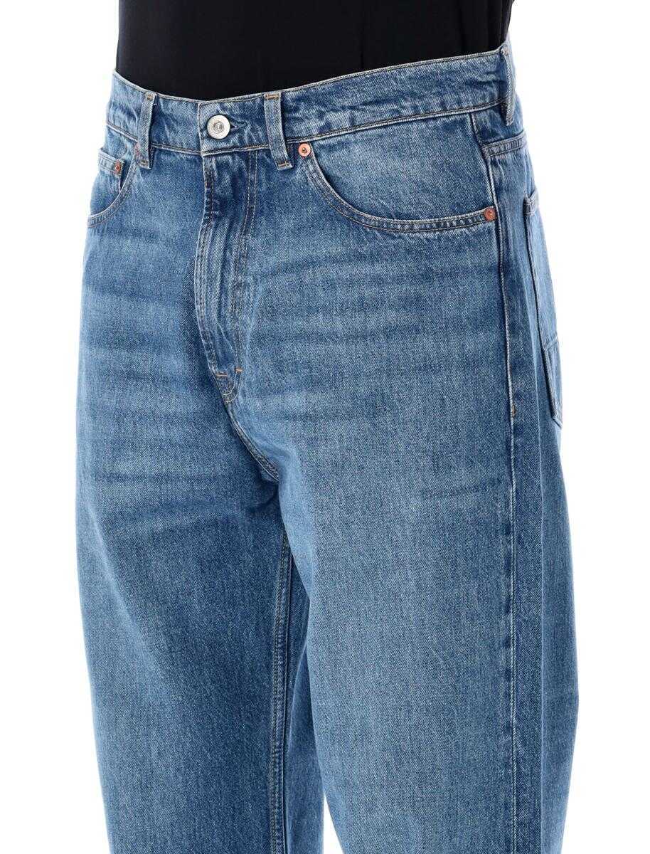 Blugi OUR LEGACY Our Legacy Third Cut Shelly Wash Selvedge Jeans MEDIUM BLUE Barbati (BM 19213998) 3