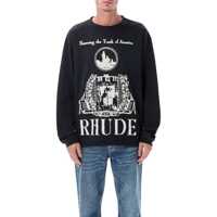 Tricouri Rhude Youth Of America Long Sleeve T-Shirt Barbati