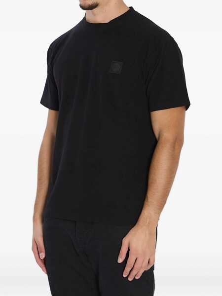 Tricouri Stone Island Stone Island Ghost Cotton Jersey Slim T-Shirt Black Barbati (BM 19214106) 2