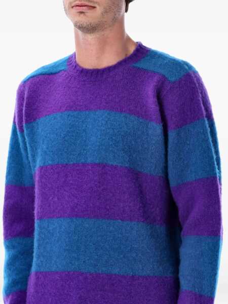 Pulovere Howlin Howlin Shaggy Bear Chunky Striped Wool Sweater PURPLE HAZE Barbati (BM 19214115) 3