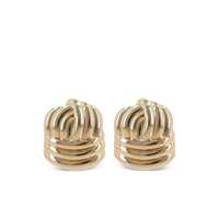 Cercei Self-Portrait Gold Knot Earrings Accessories Femei