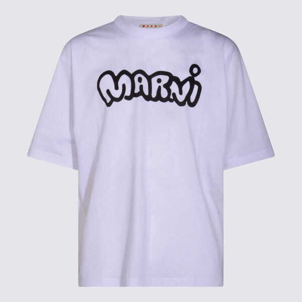 Topuri Marni Marni T-Shirts And Polos LILY WHITE Barbati (BM 19215711) 2