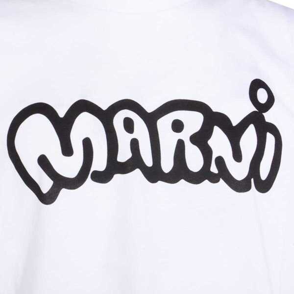 Topuri Marni Marni T-Shirts And Polos LILY WHITE Barbati (BM 19215711) 5