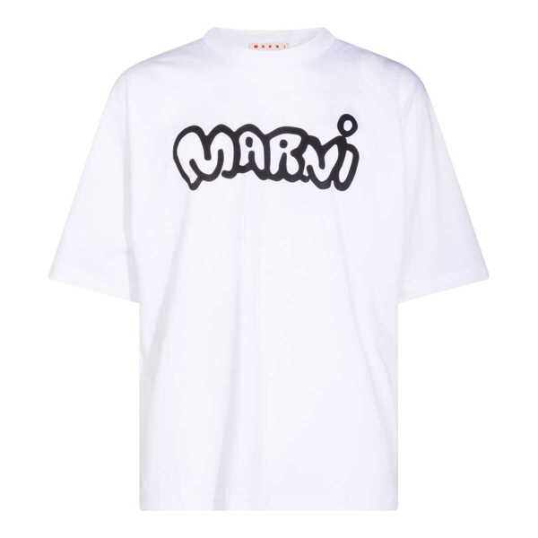 Topuri Marni Marni T-Shirts And Polos LILY WHITE Barbati (BM 19215711) 1