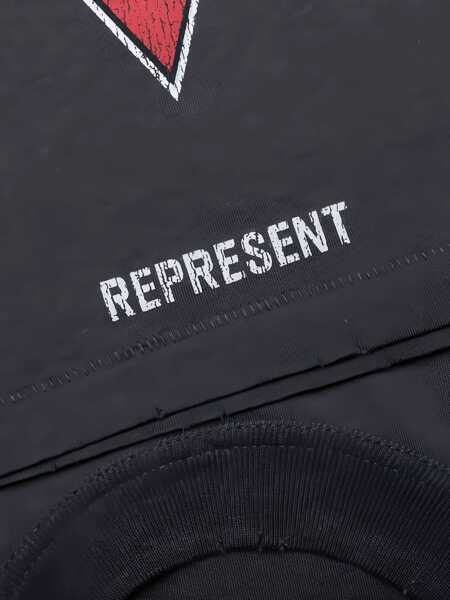 Topuri REPRESENT Represent T-Shirts & Tank Tops Black Barbati (BM 19216125) 3