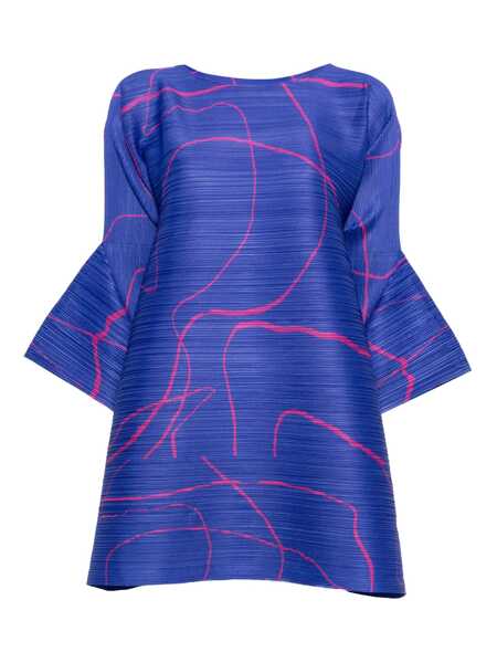 Rochii PLEATS PLEASE ISSEY MIYAKE Pleats Please Issey Miyake Pause Dress BLUE Femei (BM 19216341) 1