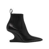 Bocanci Rick Owens Leather Ankle Boots Femei