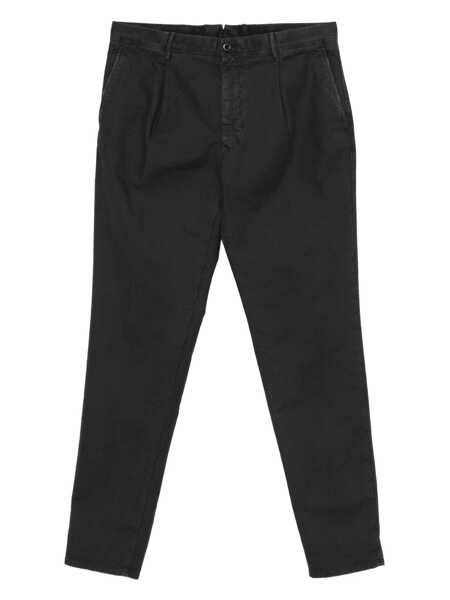 Pantaloni casual Incotex Tapered Fit pants Black Barbati (BM 19216929) 1