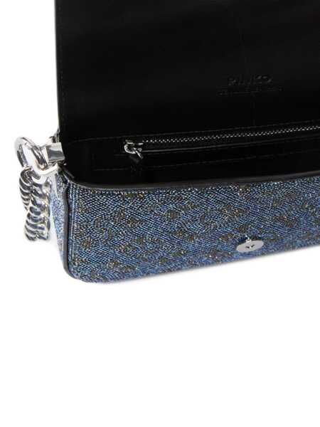 Genti tip postas Pinko Crossbody bags Silver Femei (BM 19216959) 4