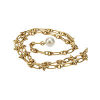 Bijuterii Dama - Bijuterii PUCCI Punk necklace with pointed links Gold Femei (BM 19217112) - B-mall.ro