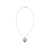 PUCCI Heart pendant necklace Silver