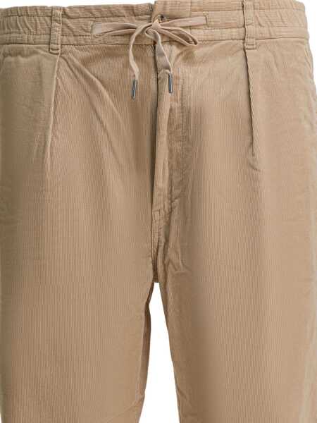 Pantaloni casual Ralph Lauren Velvet Lateef Pants Beige Barbati (BM 19217205) 3