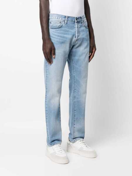 Blugi drepti Carhartt Jeans Klondike Blue Barbati (BM 19217247) 3