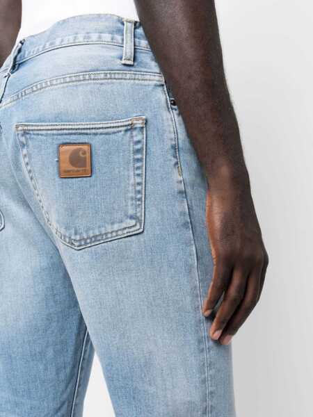 Blugi drepti Carhartt Jeans Klondike Blue Barbati (BM 19217247) 5