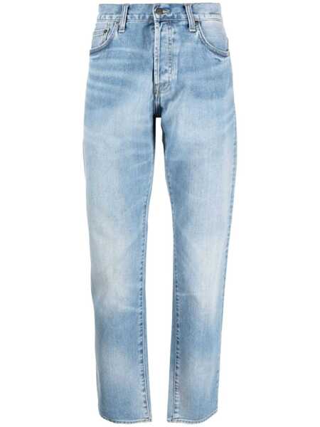 Blugi drepti Carhartt Jeans Klondike Blue Barbati (BM 19217247) 1
