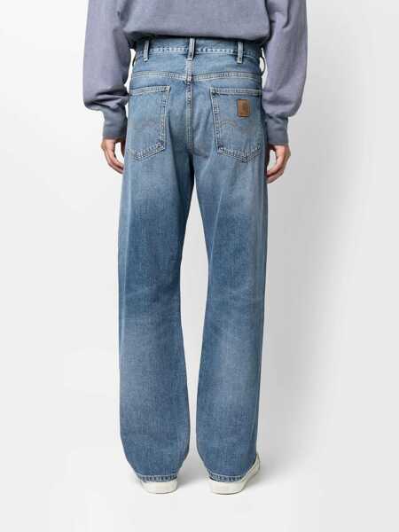 Blugi drepti Carhartt Marlow Jeans Blue Barbati (BM 19217277) 4