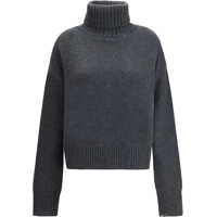 Pulovere N&deg;434 Crop Xtra Turtleneck Sweater in Cashmere Femei