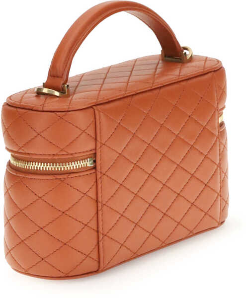 Genti de mana Saint Laurent Vanity Gaby leather Handbag SALMON Femei (BM 19217480) 3