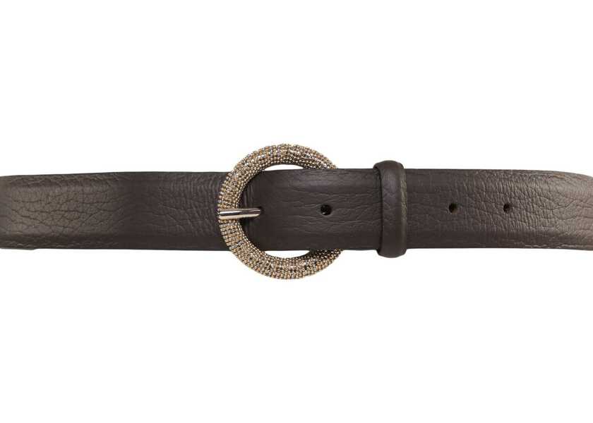 Curele Orciani Belt with stud details Brown Femei (BM 19217606) 2