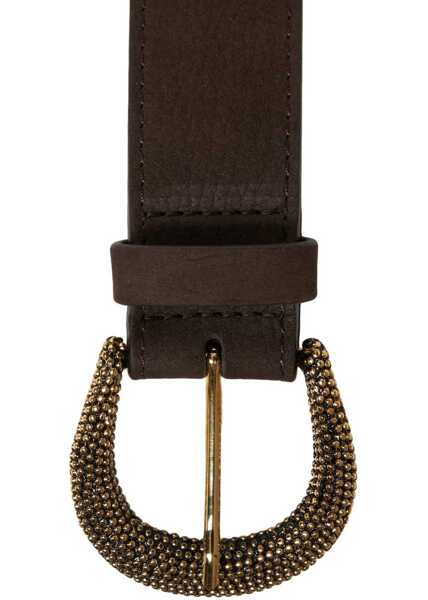 Curele Orciani Belt with stud details Brown Femei (BM 19217609) 4