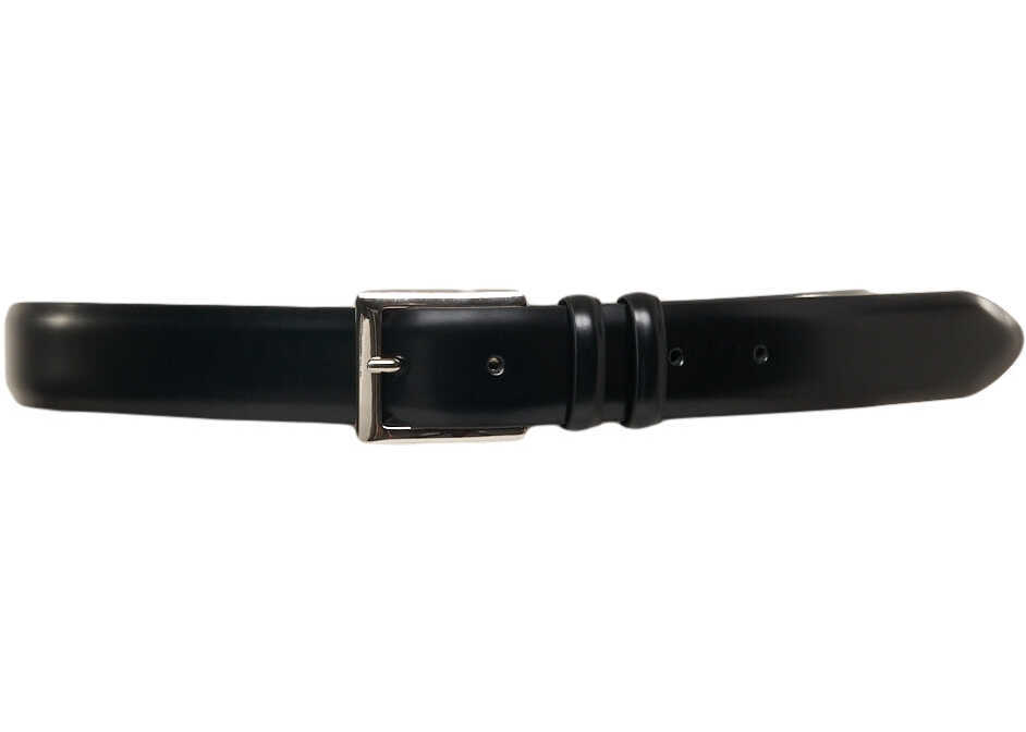 Curele Orciani Smooth leather belt Black Barbati (BM 19217612) 2