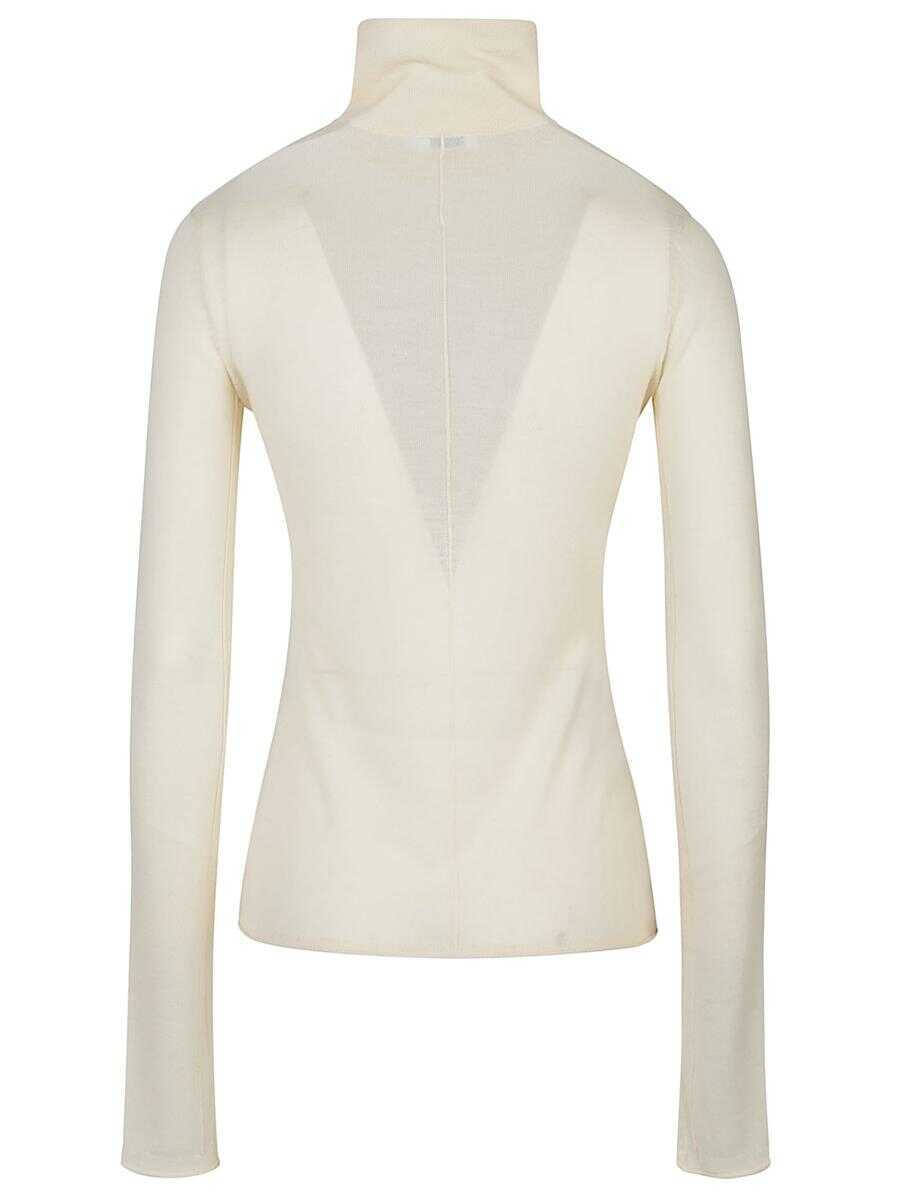 Pulovere Patrizia Pepe Patrizia Pepe Sweater WHITE Femei (BM 19221093) 2