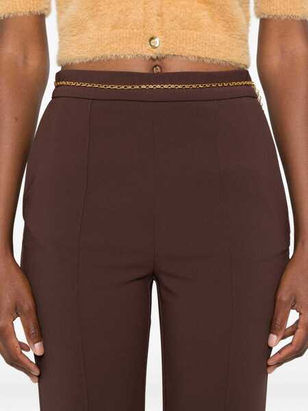 Pantaloni casual Elisabetta Franchi Elisabetta Franchi Pants RED Femei (BM 19221123) 5