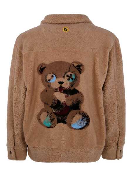 Geci BARROW Barrow Barrow Camel Fleece Jacket With Buttons BROWN Barbati (BM 19221756) 2