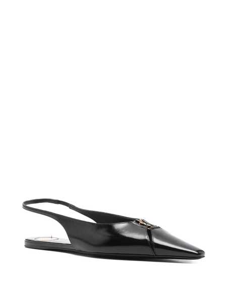 Balerini Saint Laurent Saint Laurent  Flat Shoes Black Femei (BM 19221813) 2