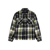 Camasi Represent Represent Wool Plaid Overshirt Barbati