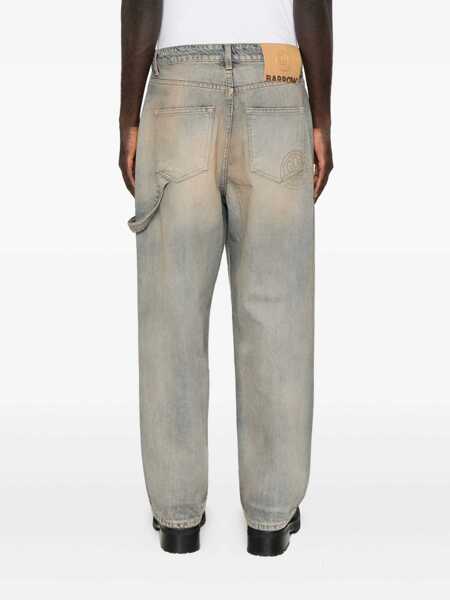 Blugi BARROW Barrow Barrow Wide Denim Jeans Vintage Effect BLUE Barbati (BM 19222578) 4