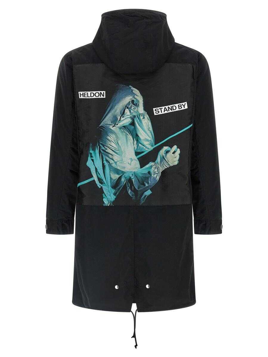 Geci UNDERCOVER Undercover Uc2E4310 2-In-1 Parka Black Barbati (BM 19223400) 2