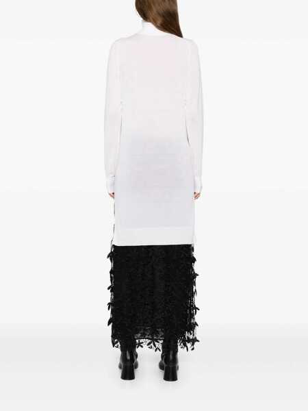 Pulovere TOTME TOTEME Wool And Silk Blend Sweater WHITE Femei (BM 19223448) 4