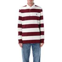 Tricouri Polo Polo Ralph Lauren Iconic Cotton Striped Rugby Shirt Barbati
