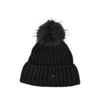 Caciuli Goldbergh Una Beanie With Pompon In Chunky Knit Femei