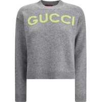 Pulovere Wool Sweater with embroidered monogram Femei