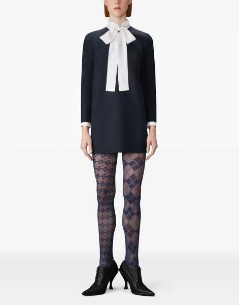 Rochii Thom Browne High Wool Suiting Shift Dress NAVY Femei (BM 19226720) 2